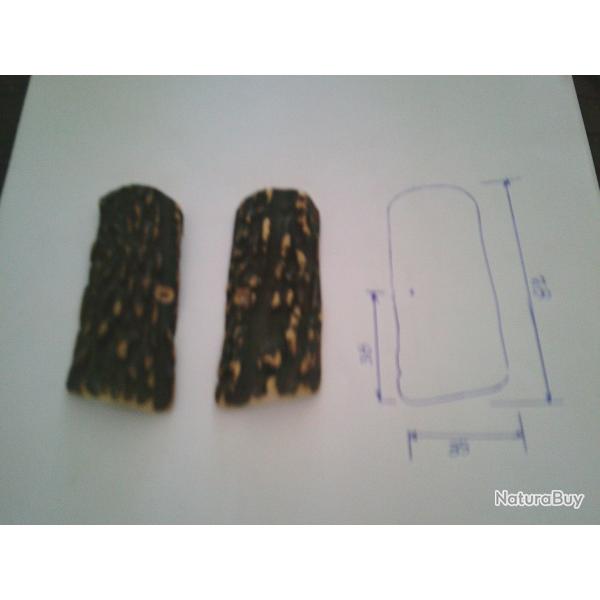 jeu de plaquette bois de cerf pour PA 32 acp