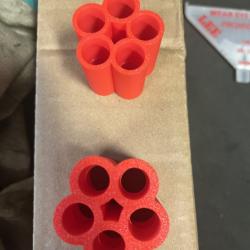 prolongateur de tubes &agrave; ogive 5 tubes 9mm LUGER