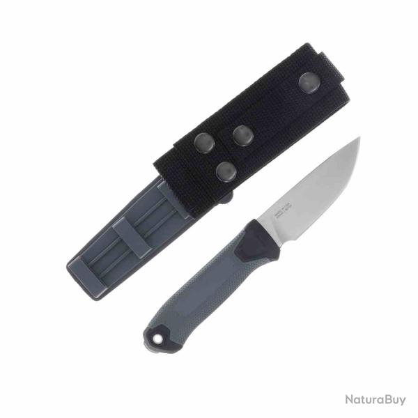 Couteau Gerber Strongarm Camp Lame Acier 420HC Grey Manche Caoutchouc Gris Housse Nylon USA G1069217