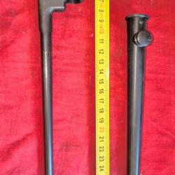 Ba&iuml;onnette anglaise nmr 4 MK II + fourreau bouton poussoir fonctionnel &eacute;tat parfait