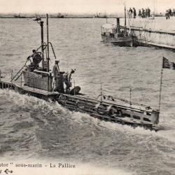 Carte Postale Ancienne - Le sous-marin Castor &agrave; La Pallice -N&deg;7627