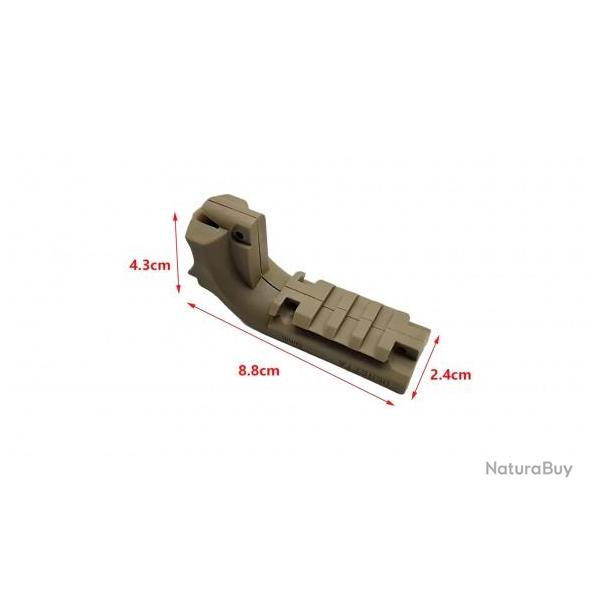 Fixation de rail pour Beretta 92 airsoft - Vert