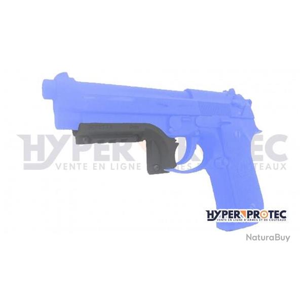 Fixation de rail pour Beretta 92 airsoft - Noir
