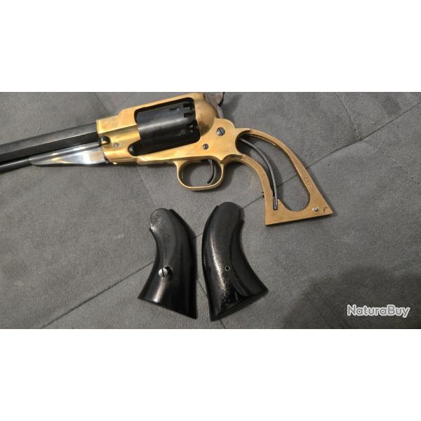 Plaquettes de crosse 1858 remington en r�sine epoxy noire neuves