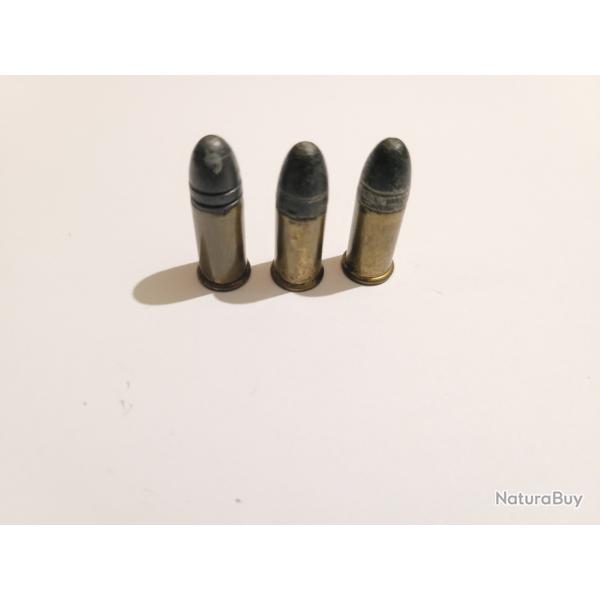 Lot de 3 cartouches anciennes cal. .320 - Marquage MG&Co - Cat�gorie D