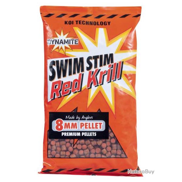 DYNAMITE BAITS PELLETS SWIM STIM RED KRILL 900GR 8mm