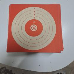 Cible rouge et blanche 10x10