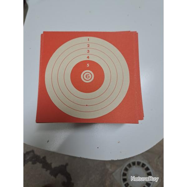 Cible rouge et blanche 10x10