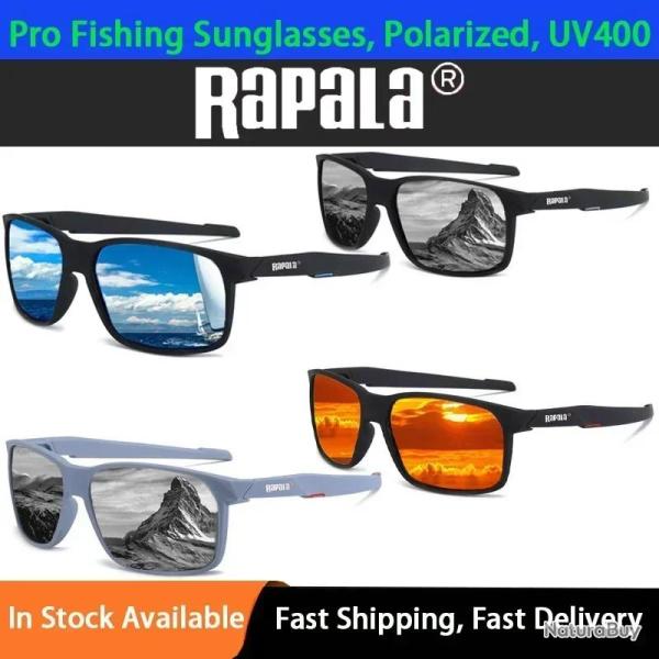RAPALA Lunettes de Soleil Polarisee Sport UV400, Modele: Au Choix