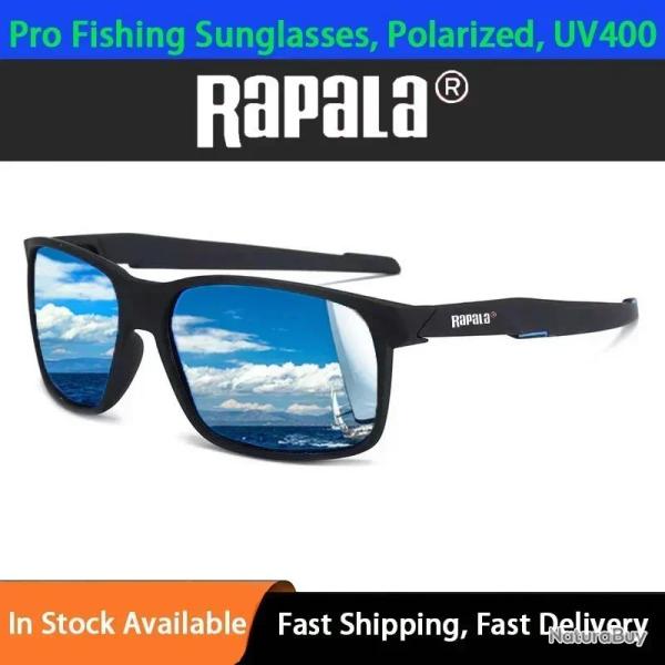 RAPALA Lunettes de Soleil Polarisee Sport UV400, Modele: E