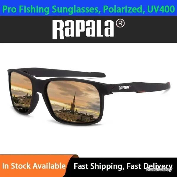 RAPALA Lunettes de Soleil Polarisee Sport UV400, Modele: F