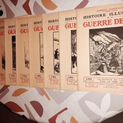 lot de 9 revues Histoire Illustr&eacute;&eacute; Guerre de 1914