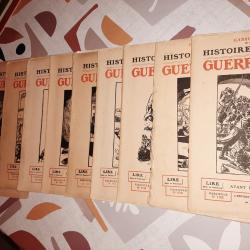 lot de 10 revues Histoire Illustr&eacute;&eacute; Guerre de 1914