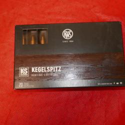 Boite de 20 cartouches RWS 9.3 X 62 mm KS 16g/247gr