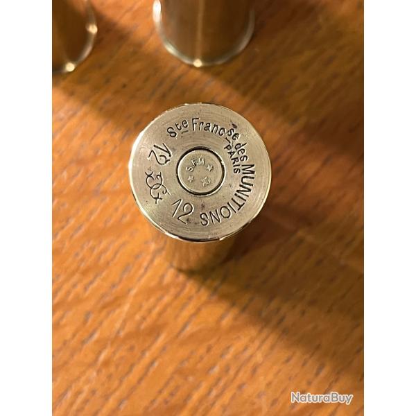 10 douilles en laiton calibre 12