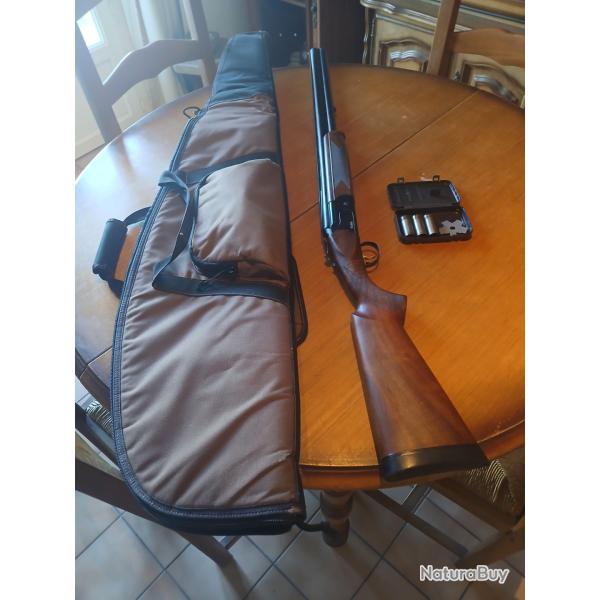 Fusil superposer  cal 12/76 suhlberg black