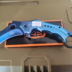 Couteau griffe bleuCouteau griffe bleu