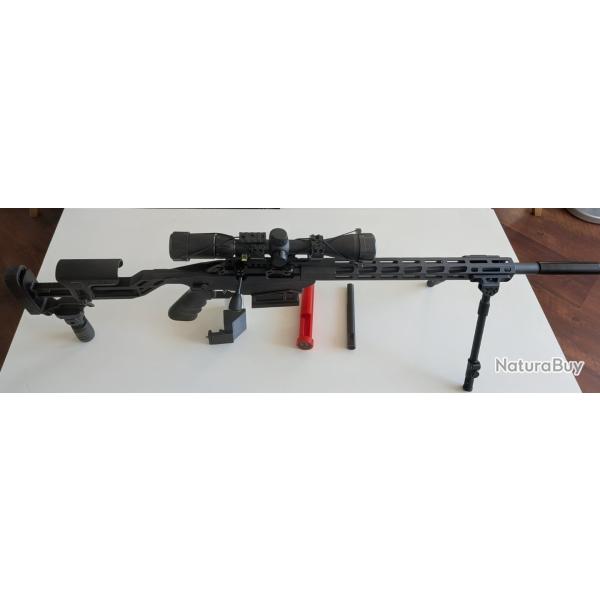 Ruger pr�cision 22lr +bipieds+monopod+silencieux+lunette+....