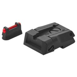 Hausse et guidon LPA pour CZ SP01 Shadow avec Fibre Optique