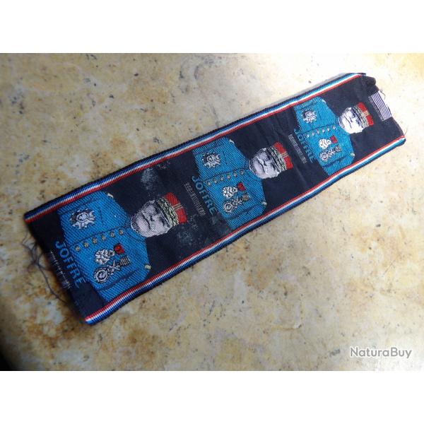 3 insigne soutien mar�chal Foch armistice 11 novembre 1918 soie tiss�e WW1 premi�re guerre bless�s