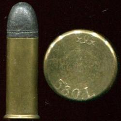 .380 Long Revolver - int&eacute;ressant marquage en relief  : GG 380 L - amor&ccedil;age central interne