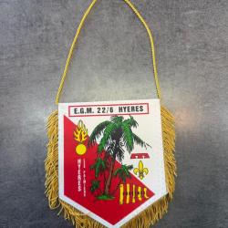 Fanion - Gendarmerie Mobile (E.G.M. 22/6 Hy&egrave;res)