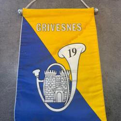 Fanion - 19e R&eacute;giment de Chasseurs &agrave; Pied (Grivesnes)