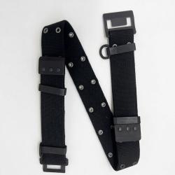 Ceinturon Tactique Type Famas - Robuste & R&eacute;glable Noir