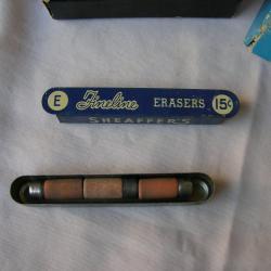 WW2 US BO&Iuml;TE DE 3 GOMMES DE CRAYON/PORTE MINE AM&Eacute;RICAINE " SHEAFFER'S " NEUVE