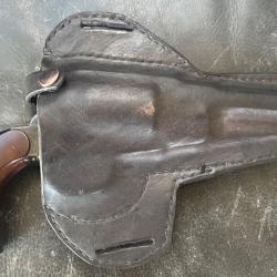 Holster cuir pour 1858 sheriff fait main (avec bouton)