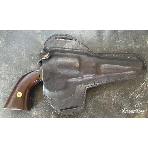 Holster cuir pour 1858 sheriff fait main (avec bouton)