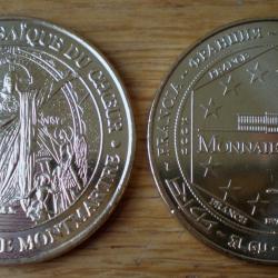 Medaille Basilique du Sacre Coeur Montmartre Christ de la Mosaique 2009 Par Monnais de Paris