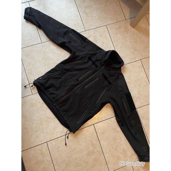 Veste softshell noire miltec taille M