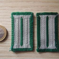 pattes de col infanterie Allemande  &eacute;quipement militaire