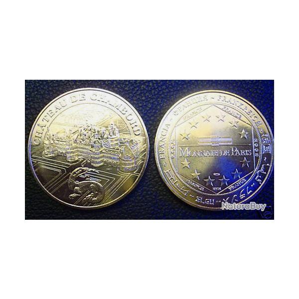 Medaille Chateau Chambord Salamandre Par Monnaie de Paris 2008