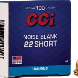 Munitions balles &agrave; blanc CCI cal.22lr short par 100