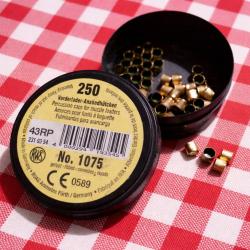 50 amorces RWS 1075 pour tout r&eacute;volver et Colt Poudre noire.