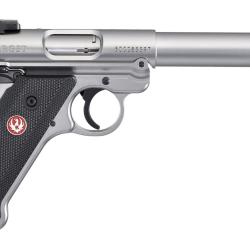 Pistolet RUGER cal.22lr mark IV inox target 5.1/2" 10 coups
