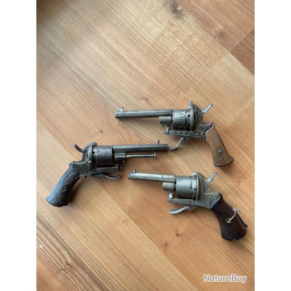 Revolver type lefaucheux lot