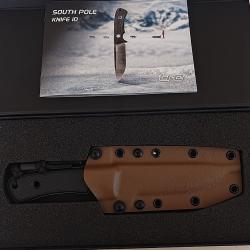 TRC Knives- South Pole DLC Black G10 Vanadis 4 Extra