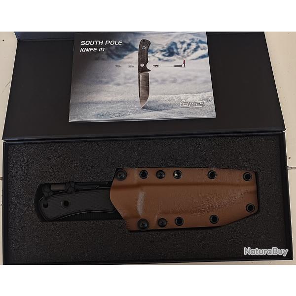 TRC Knives- South Pole DLC Black G10 Vanadis 4 Extra
