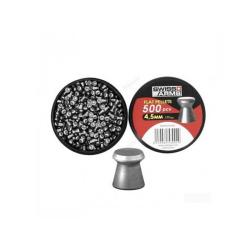 Plombs 4.5mm T&ecirc;te Plate Match Swiss Arms par 1