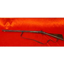 Fusil a poudre noir a chien ext&eacute;rieur a chargement par la gueule calibre 12 ench&egrave;re a 1 euro