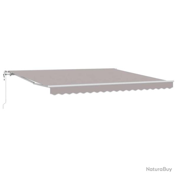 Auvent r�tractable �lectrique Gris clair 400 � 300 cm