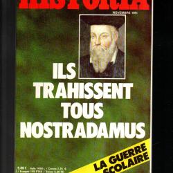 historia 420 , nostradamas, gilles de rais , johnson le trappeur, r&eacute;volution st-denis, suez, sdce