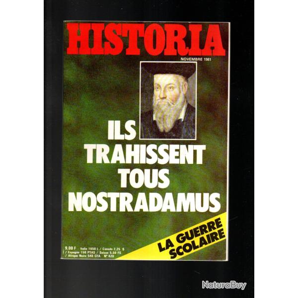 historia 420 , nostradamas, gilles de rais , johnson le trappeur, r�volution st-denis, suez, sdce