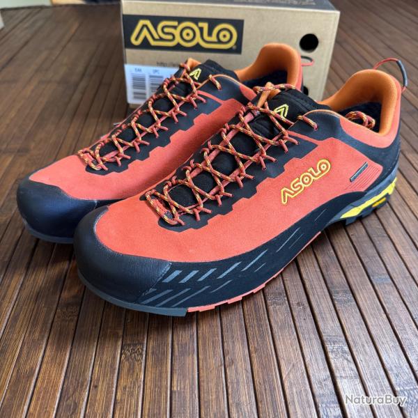 CHAUSSURES D'APPROCHE ASOLO ELDO LTH GV MM (ORANGE/YELLOW)