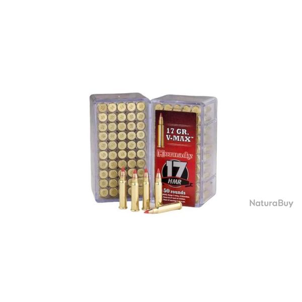 MUNITION HORNADY CAL 17 HMR 17 V-MAX