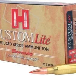 Balles Hornady Custom Lite 7-08 Rem 120 gr