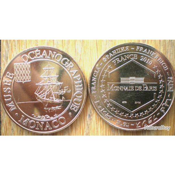 Medaille Monaco Musee Oceanographique Bateau 2010 Monnaie de Paris